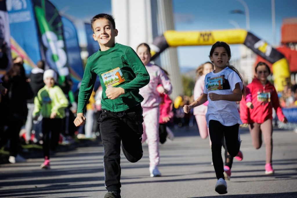 Djeca na Dječijoj trci NLB Podgorica Millennium Run-a